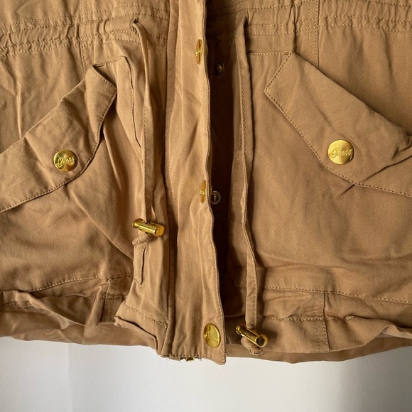 Guess Women's light tan light Utility Jacket size small NWOT - Picture 7 of 8